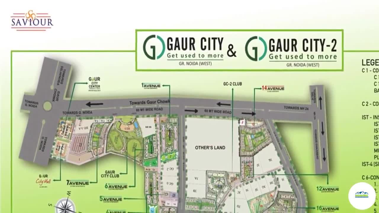 Gaur City 2 BHK & 3 BHK Flats Resale