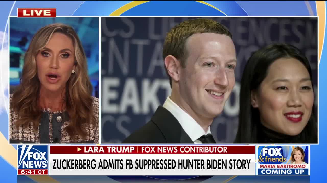 Lara Trump rips Facebook over Hunter Biden story: 'You can't operate like this'