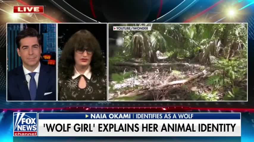 CRAZY: Jesse Watters Interviews A Trans "Wolf"