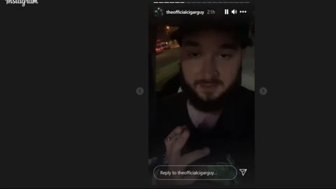 Cigar Guy Almost Dies!