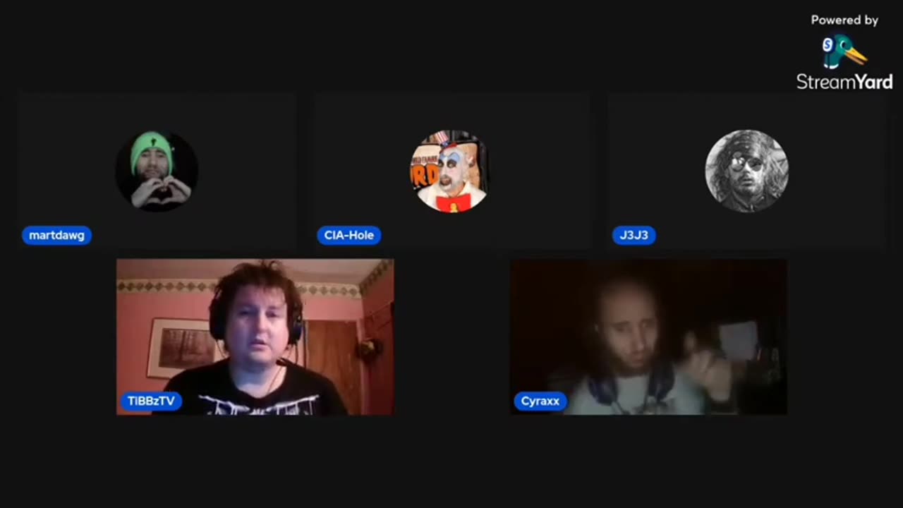 Cyraxx aka Shadowblade MBM YouTube 01-28-24 Cyraxx and Tibbz on panel after the Oblivion