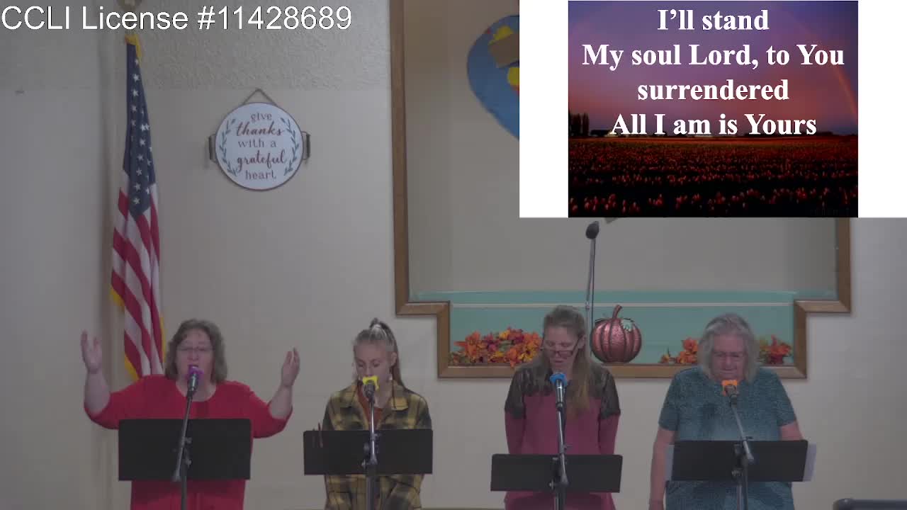 Moose Creek Baptist Church Sing “The Stand” During Service 9-25-2022