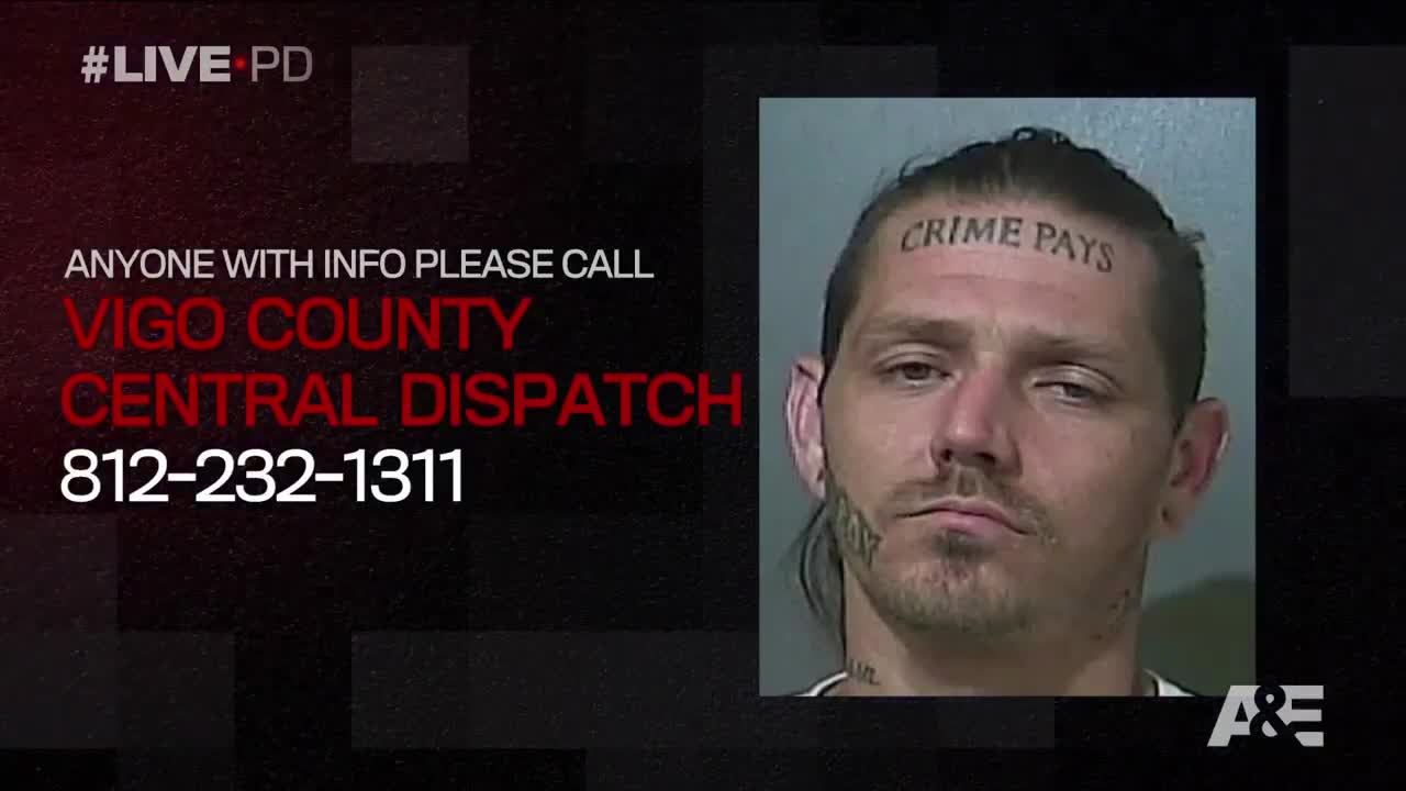 'Live PD' report on Indiana suspect with forehead tattoo