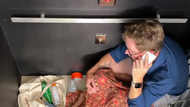 She’s about to give BIRTH in an ELEVATOR-!