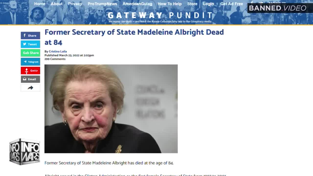 Breaking: Madeleine Albright Dies At 84