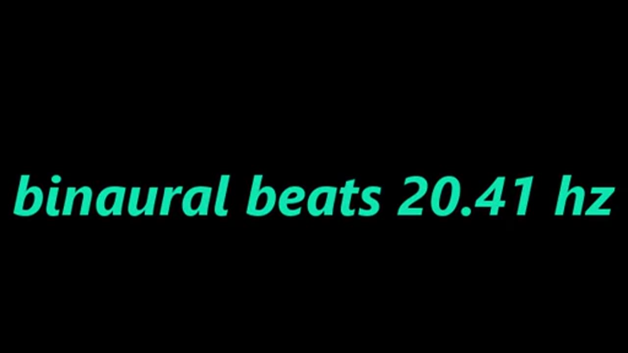 binaural beats 20 41 hz