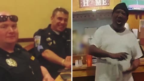 Officers Humiliate Black Veteran At Diner. Seconds Later They See THIS on His Table!