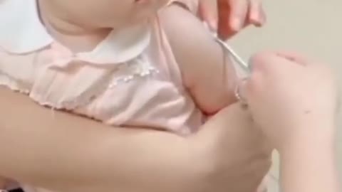 cute baby injection 😘😘#viral #cute