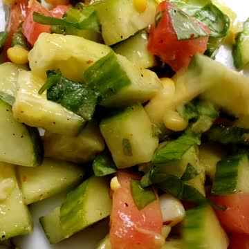 Bbq Cron Cucumber Salad 🥗
