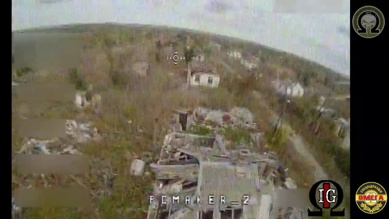 An FPV drone flew into the basement where the occupiers were hiding
