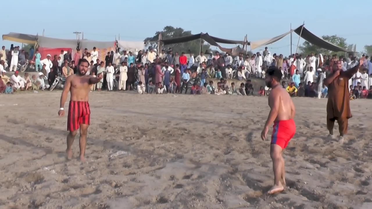 Abdul Rahman Bijli kabaddi match