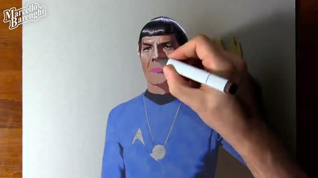 Draw Facial Texture Features Of Characters