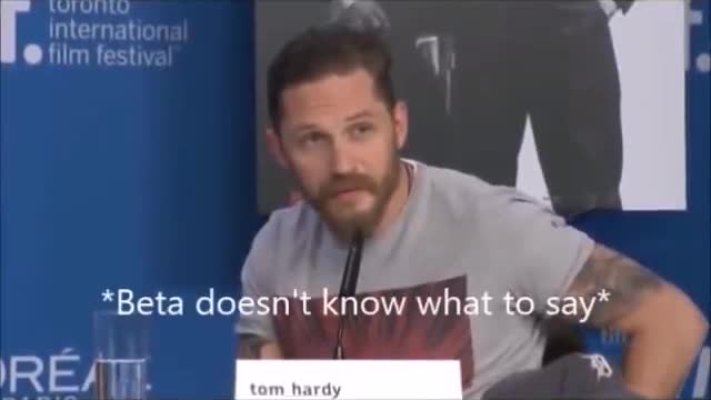 Tom hardy been an alpha