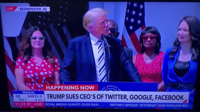 President Trump Announced Class Action Lawsuit Against Google, Facebook, and Twitter.