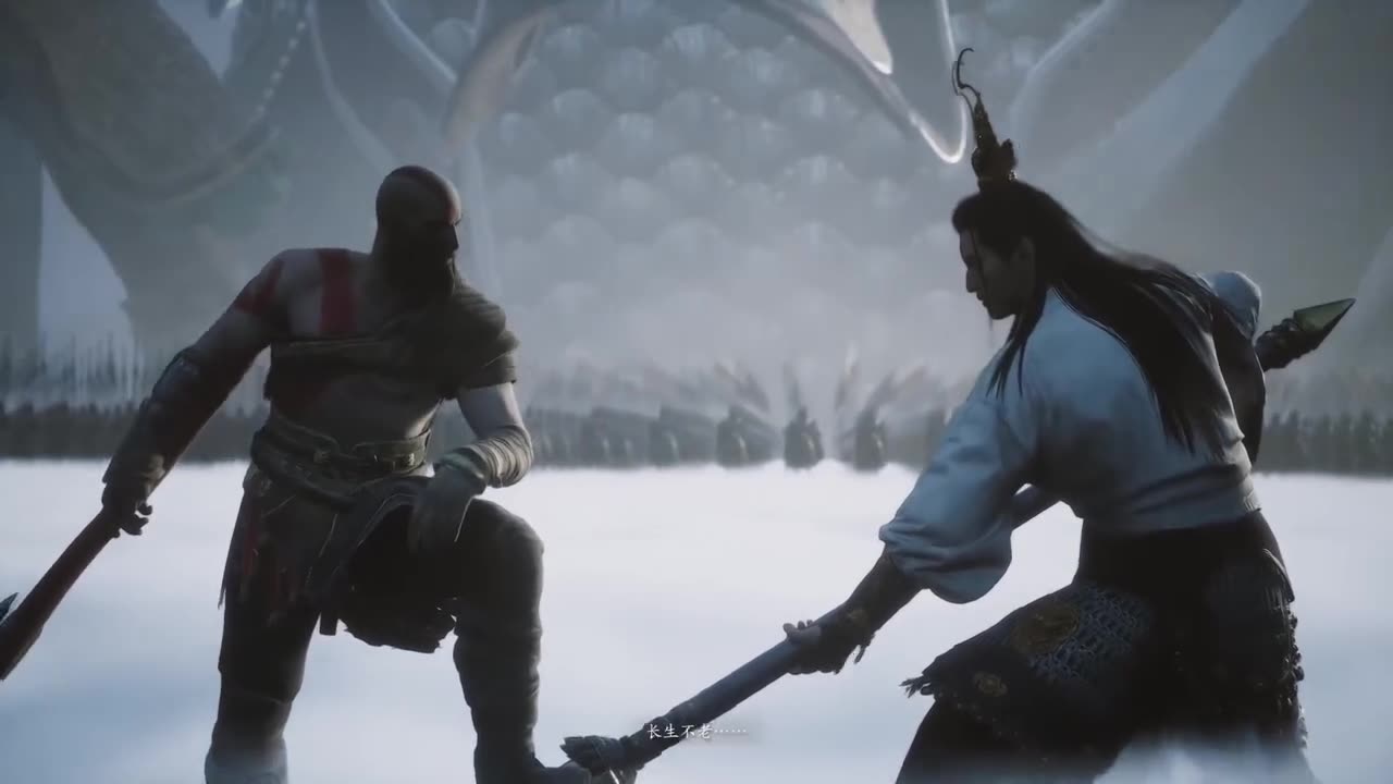 Black Myth: Wukong but as Kratos