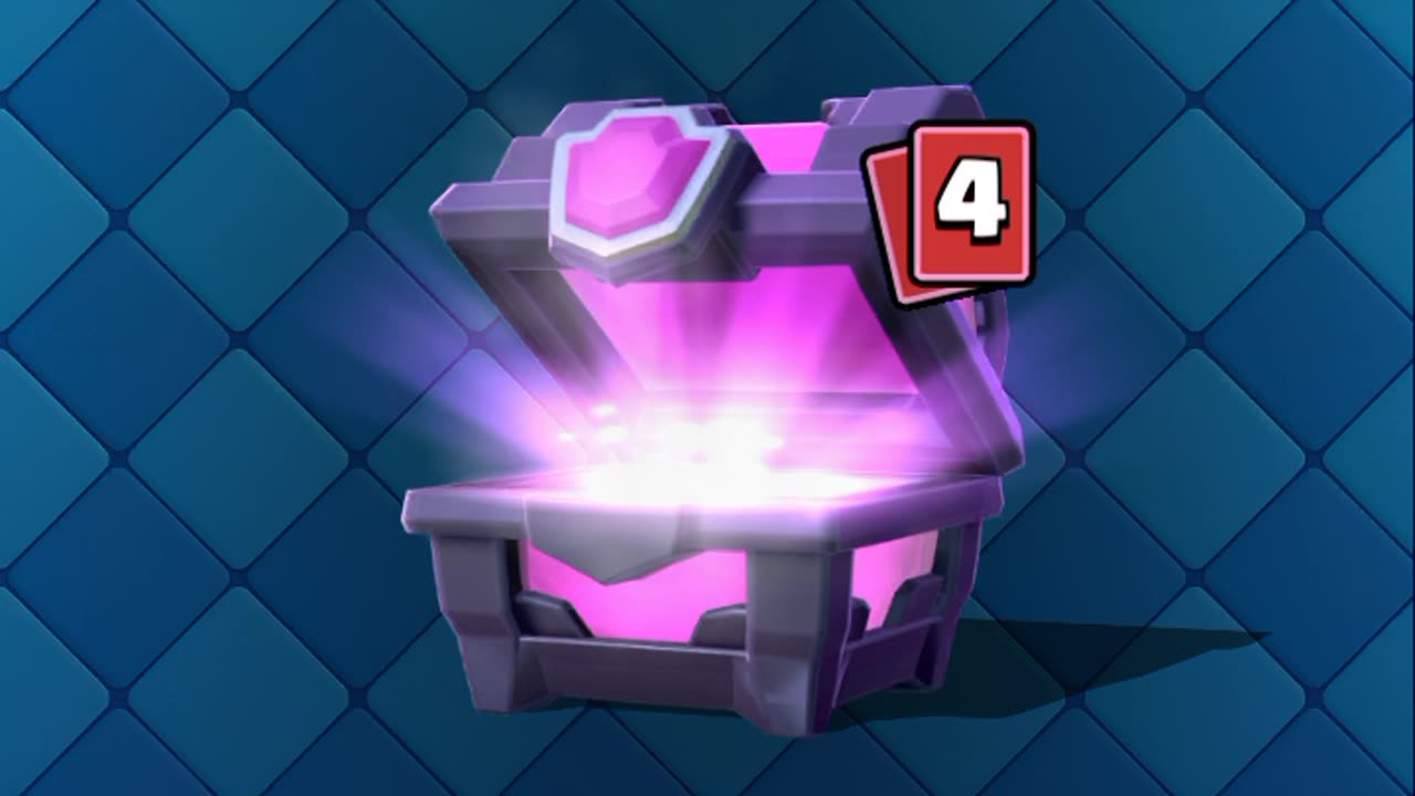 Magical chest open