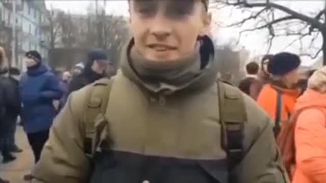 This young man says that if the Ukrainians conquer the Donbass, the entire local population must be