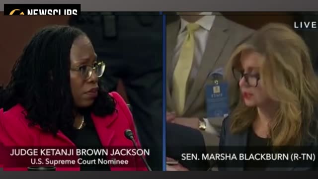 Sen Marsha Blackburn Grills Ketanji Jackson 'Unenumerated Rights Ninth Ammendment'