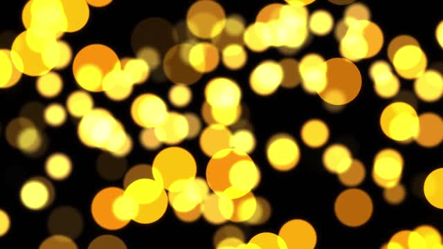 abstract golden particles