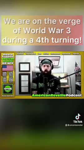 We are in a #4thturning and #WW3 could pop off! #shorts #history #podcast #clips