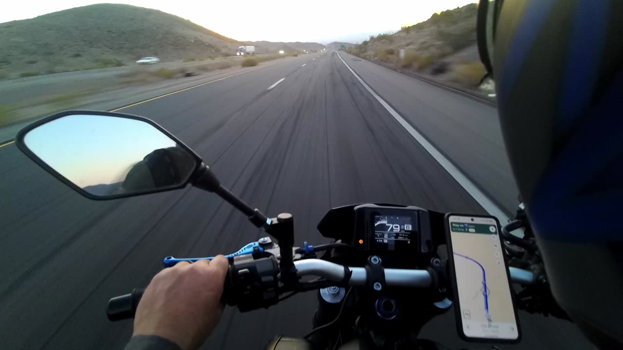 58 East Mojave Desert Morning Cruise 80 Mph #mt09