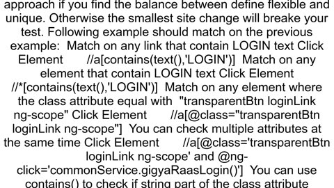 How do I use Click Element function with robot framework when the element does not have id or name