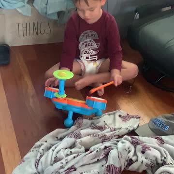 3yr old drum solo