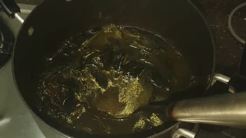 boiling seaweed soup