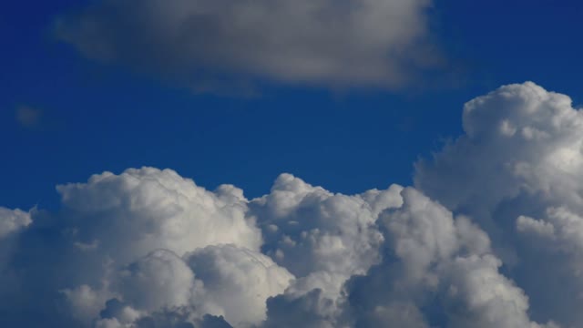 Accelerated video of clouds movements in the sky