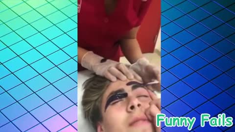 Funny beauty fails - Amazing compilation 2021 - Try not to laugh!