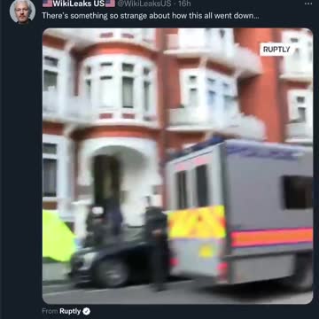3 years ago today. Julian Assange arrest.