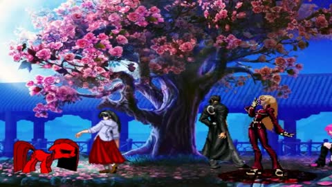 [ KOF Mugen ] Itachi Waifu Team vs Rias Waifu Team