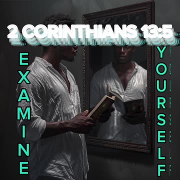Everyday, We Are To Examine Ourselves With The Word Of God, Just Like Watching Into A Looking Glass.