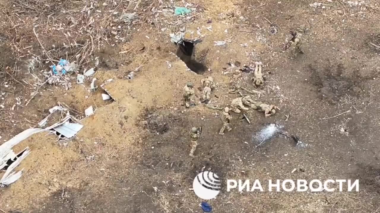Russian defense ministry showing the surrender of the AFU in Zaporozhye region