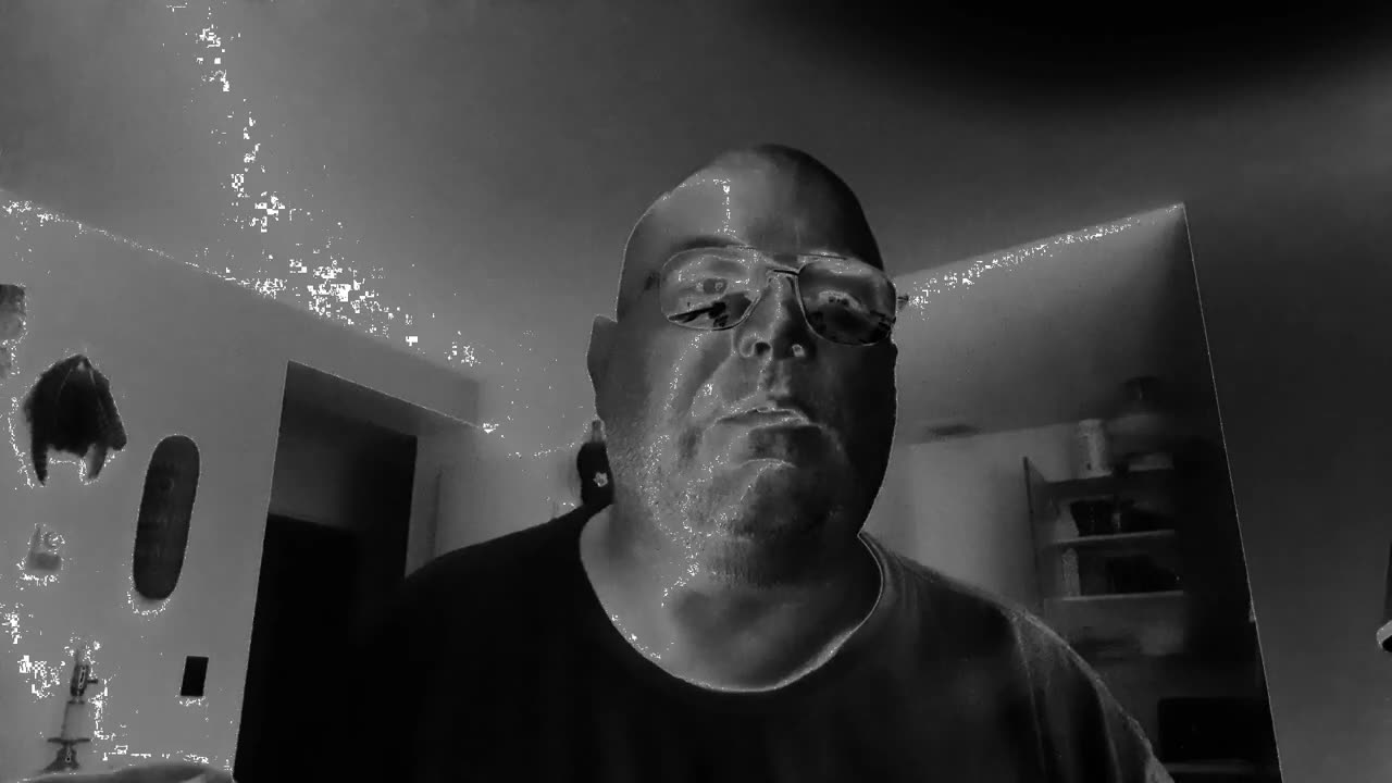 Orbs coming from out of my head and entity passing by.