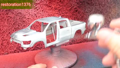 Dodge car repair RAM scale model