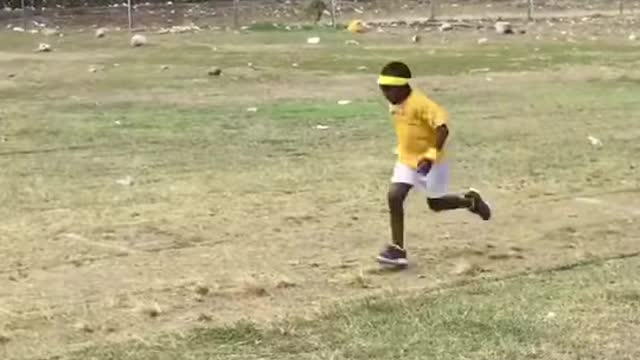 Little Lad Goes The Wrong Way During Relay Race