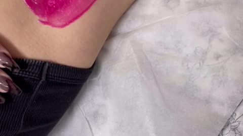 Complete Underarm Waxing Tutorial with Tickled Pink Hard Wax | Tashena Gramps