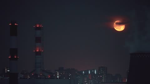 TimeLapse with the moon