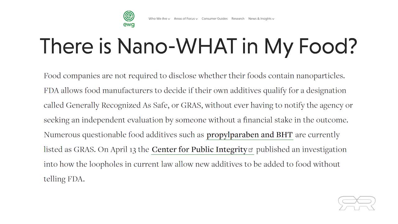 BREAKING : Food Supply Fertilized With Human Remains & Coated With Nanoparticles