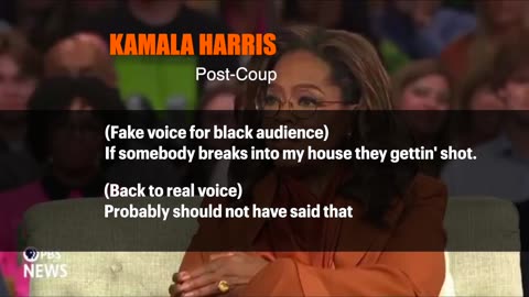 Kamala Harris Threatens to Shoot People Who Enter Her Home