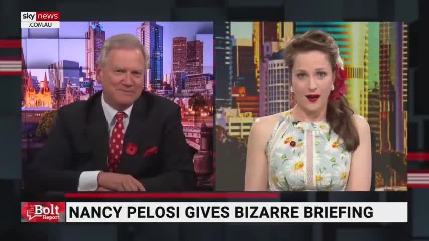 The World is Laughing at Us- Australian Reporters RIP Incoherent Pelosi