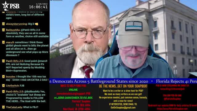 2022-04-18 15:00 EDT - The Common Sense Show: Guest Kari Donovan @3:30P ET with Derek & PATRIOTski