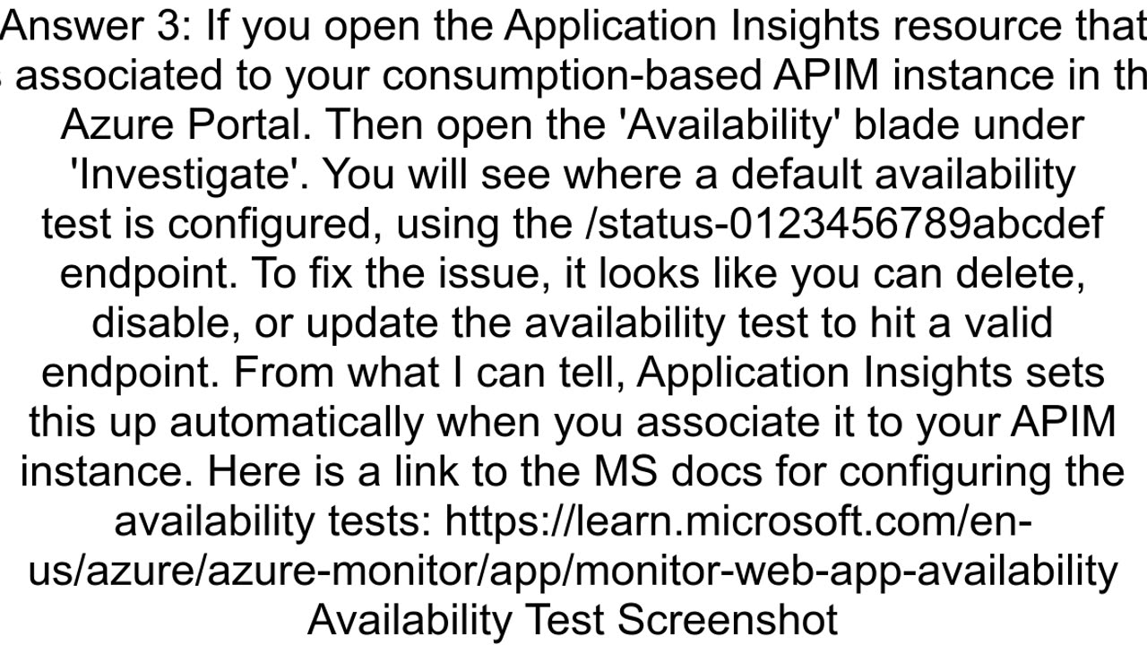 APIM in consumption mode get Azure APIM health check via status0123456789abcdef returns quotResour