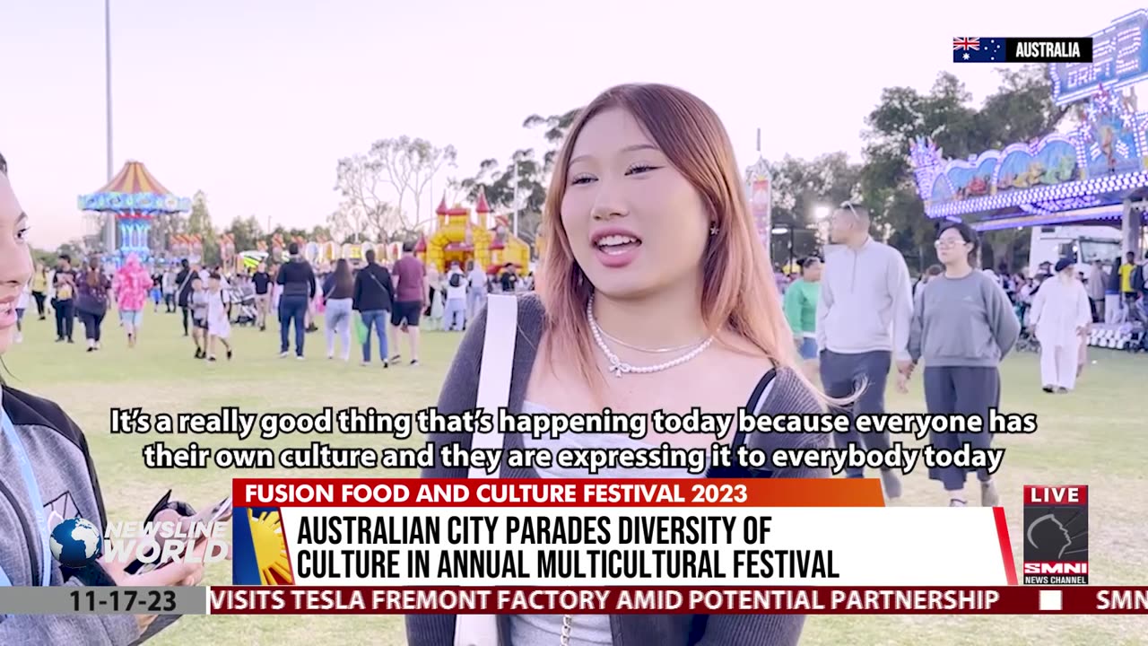 Australian city parades diversity of culture in annual multicultural festival