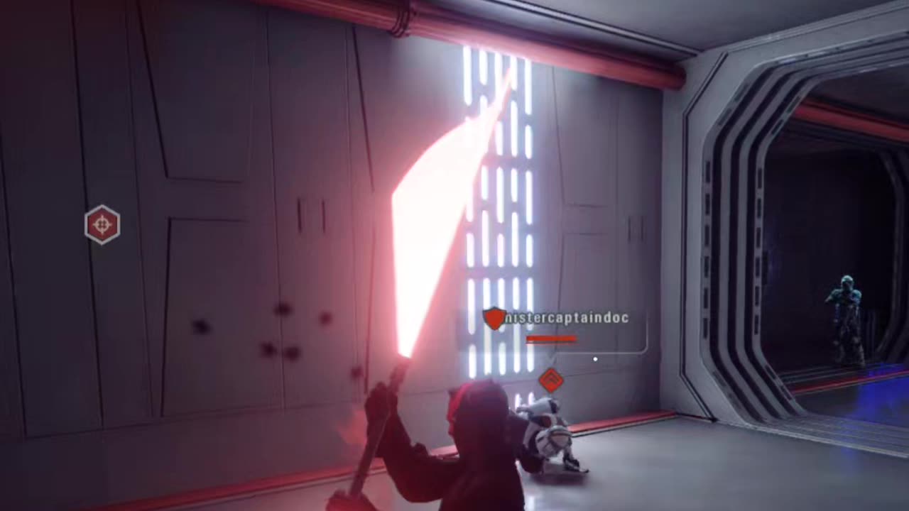 Darth Maul takes an enemy ship.