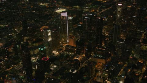 Los Angeles city night shot