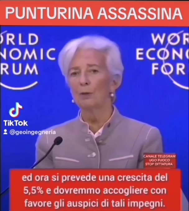 DEPOPOLAZIONE: Christine Legard a WEF (Davos)