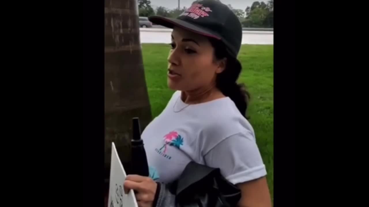 Nurse walking with other patriots