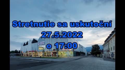 Pozvanie pred Galériu na 27.5.2022